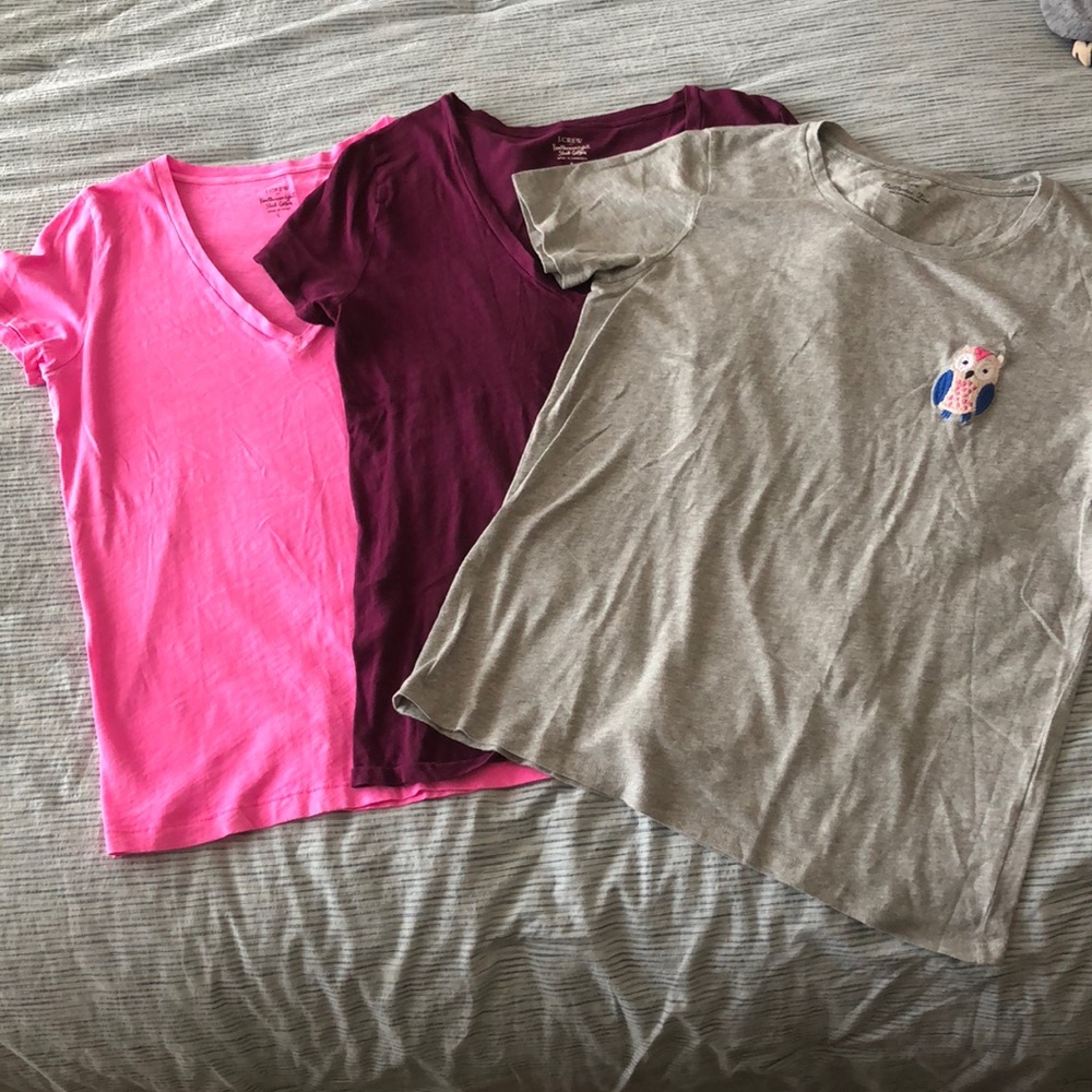 Lot of 3 J Crew T’s